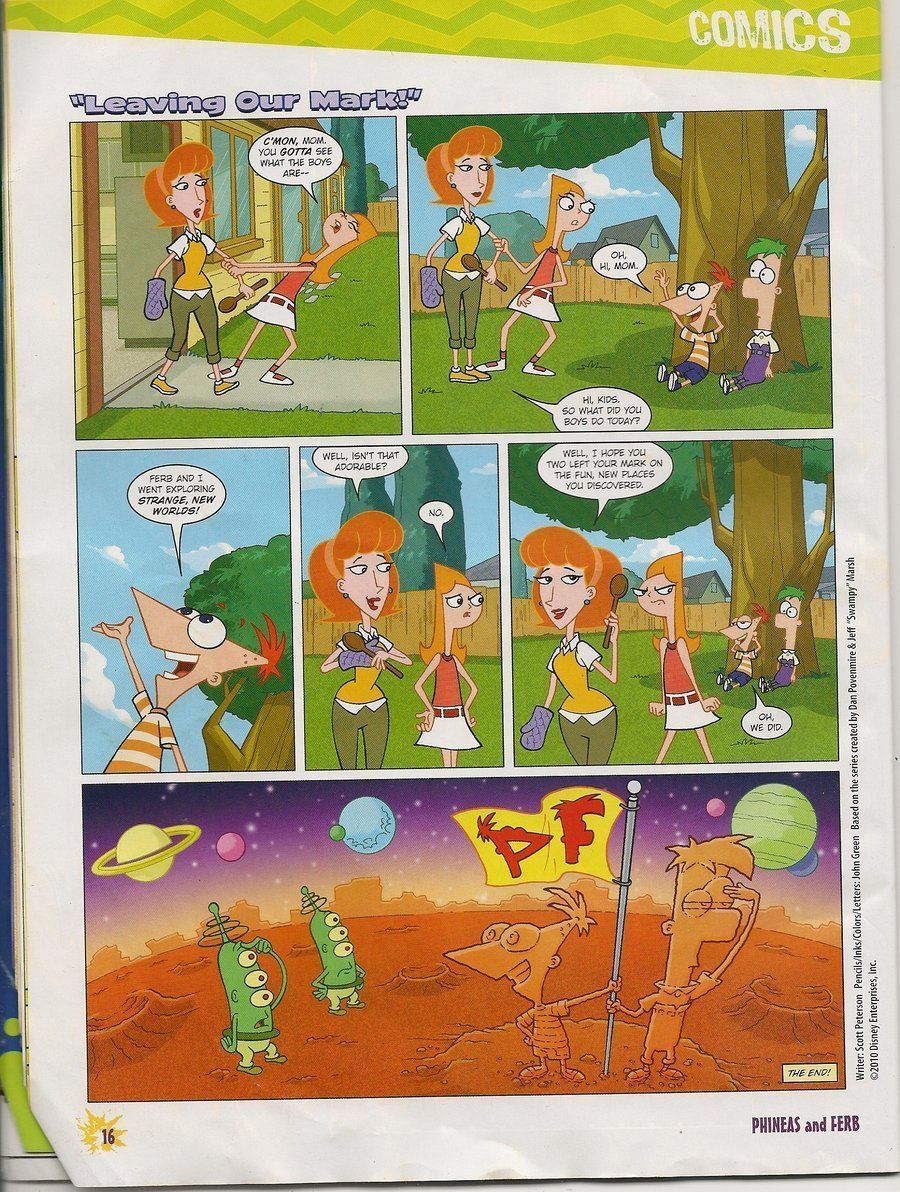 Phineas und ferb comics porno foto 2